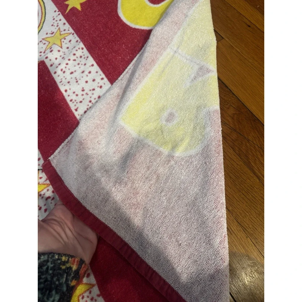 Vintage Redskins Pink Stars‎ Stripes Cotton Beach Pool Towel NFL Football